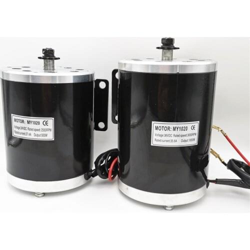 MY1020 1000W 48V/36V High Speed Brush DC motor fit Electric Bicycle Scooter Motorcycle Kart Gear Motor plus Installation wrench