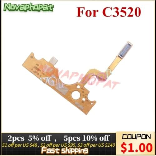 Novaphopat For Samsung C3520 GT-C3520 LCD Display Screen Connect MainBoard motherboard PCB LCD Connector Flex Cable Replacement