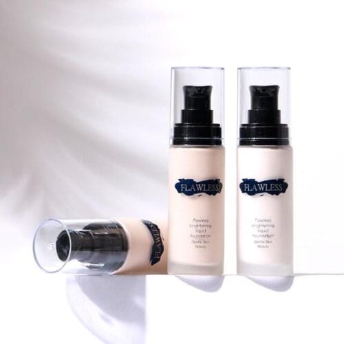 30ml Light-feeling Liquid Foundation Concealer Refreshing Moisturizing Brightening Non-floating Powder Cosmetics TSLM1