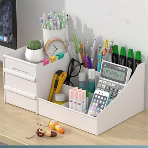 Plastic Desktop Storage Box Home Drawer Desk Organiser Clear Acrylic Makeup Make Up Organizer for Cosmetic