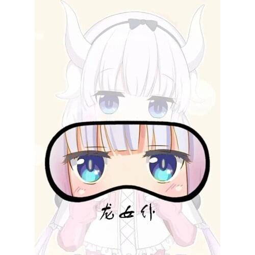 Miss Kobayashis Dragon Maid Eye Patch Anime Sleep Blindfold Fushiguro Megumi Casual KannaKamui Eyepatch Breathable Cute Cartoon