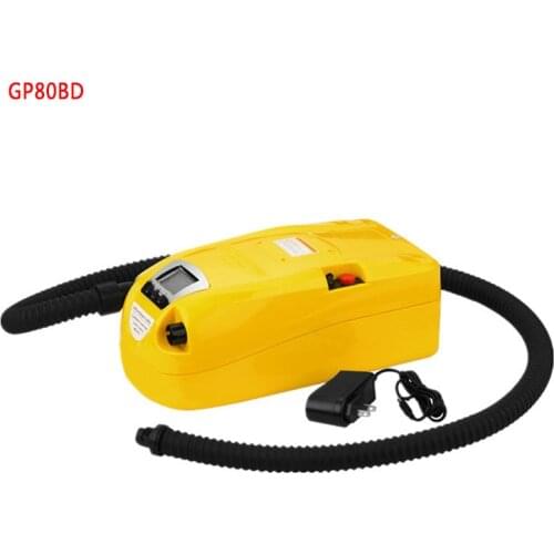 Professional High-Pressure Electric Air Pump Portable Inflatable Boat Rubber Boat Kayak Air Pump GP80BD 240W DC 12V/AC 220V