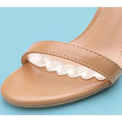 Clear High Heel Grips Adhesive Tape Silicone Gel Insert Pads Liner Sandal Cushion Sticker For Loose Women Too Big Shoes