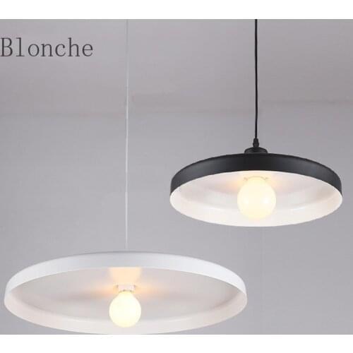 Modern TossB Disc Pendant Lamp Belgium Design Lighting Toss B Disk Light White Black Color Hotel Restaurant Suspension Lighting