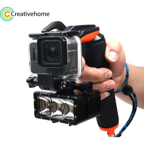 Sport Camera Handheld Water Floating Hand Grip For Gopro Hero 5 Shutter Trigger Diving Buoyancy Stick Adjustable Anti-lost Strap