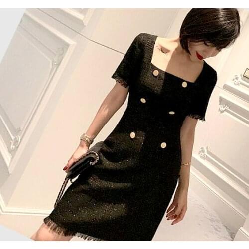 Ancient restoring New flavour ways black egg wind show thin waist Hepburn little sweet wind dress