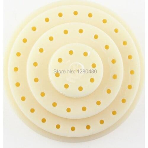 Dental Lab Instrument 48 Holes (Round) Plastic Bur Holder Burs Block Case Box For Diamond Bur Holder Dentist Protucts