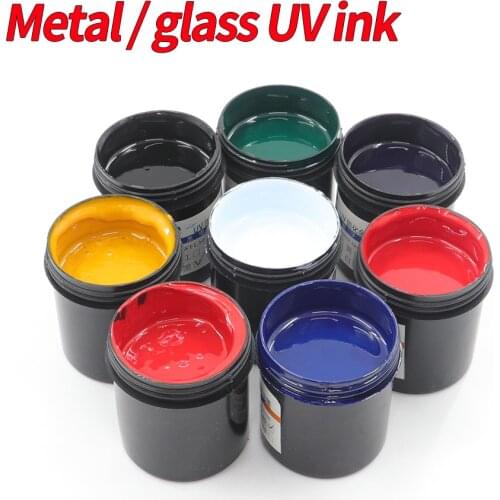 LED light solid metal ink UV glass ink UV screen printing ink various metal coloring