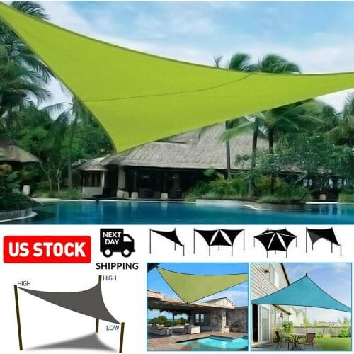 3M Waterproof Triangular UV Sun Shade Sail Sun Shelter Sunshade Canopy Garden Patio Pool Shade Sail Awning Camping Picnic Tent