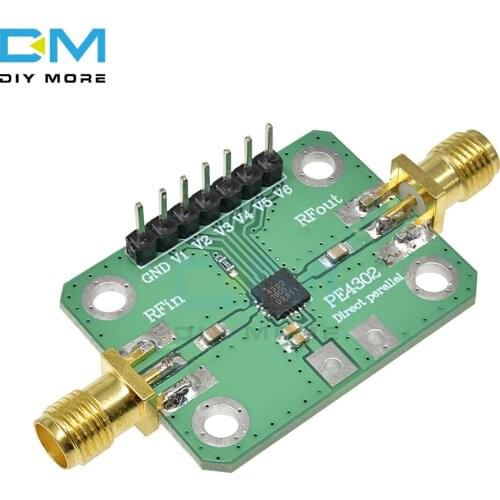 Female PE4302 RF Attenuator Numerical Control Attenuator Module Parallel Immediate Mode 1MHz~4GHz NC Attenuator 50ohm SMA PE4302