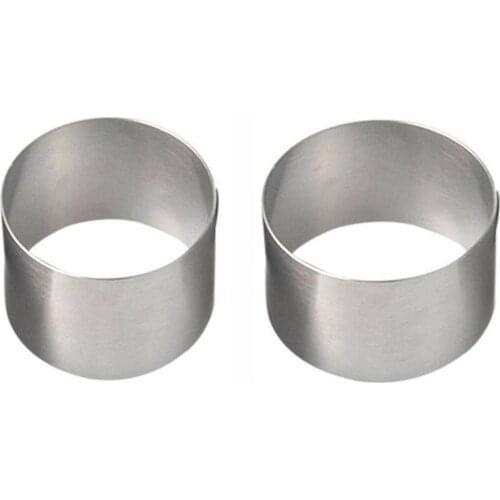 1Pc Mousse Ring 3D Round Cake Molds Steel Cake Tools Decorating Baking Kitchen Moulds Dessert E3I7