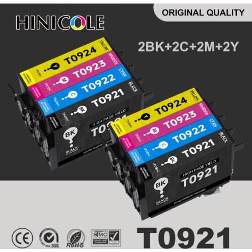 T0921 T0922 T0923 T0924 Full Ink Cartridge With Chip Full Ink For Epson Stylus TX106 TX109 TX110 TX117 TX119 CX4300 Printer