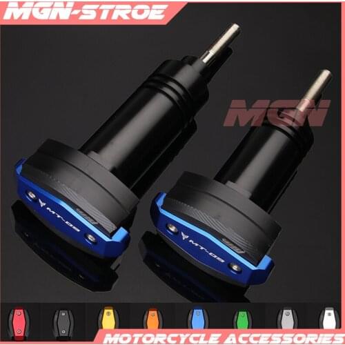 CNC Crash Pad Frame Slider Protection Guard For MT-09 MT09 MT 09 2015 2016 15 16