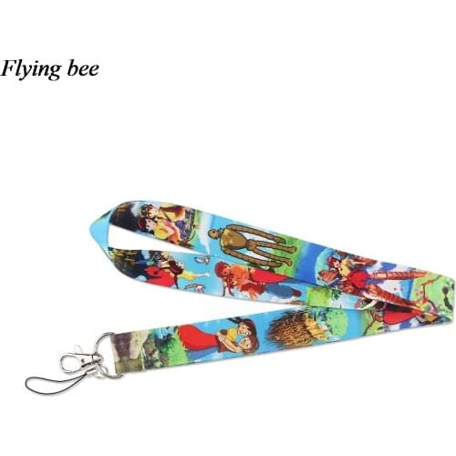 Flyingbee Anime Keychain Cartoon Phone Lanyard Women Fashion Strap Neck Lanyards for ID Card Phone Keys X1005