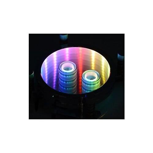 FREEZEMOD PC Water Cooling CPU Block ,5V 3 Pin RGB Light starry sky RGB gradient effect Intel 115X 2011 1366 support AURA.PR-XPM