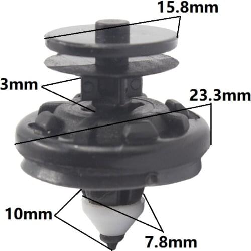 Auto Door Card Trim Panel Fixing Clips Interior Plastic Fastener For VW Audi Ford Skoda