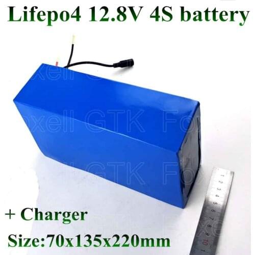 Lifepo4 12v 40ah battery Rechargeable lifepo4 2000 cycles 4s 12.8v for solar led light Electric tool power + 14.6v 6A