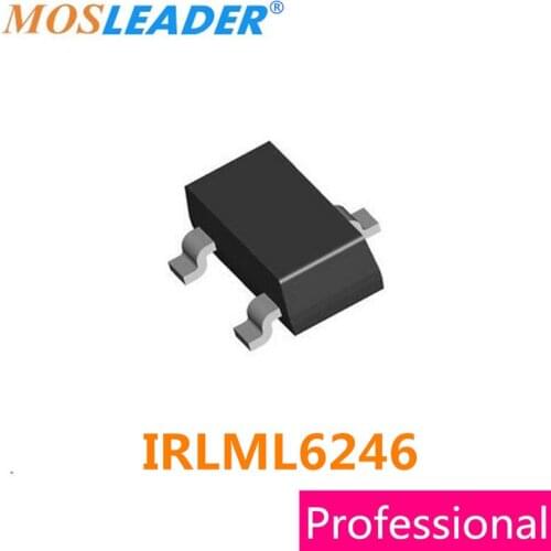 Mosleader IRLML6246 SOT23 500pcs 1000pcs 3000pcs N-Channel 20V 4.1A IRLML6246TR IRLML6246TRPBF IRLML6246PBF Made in China