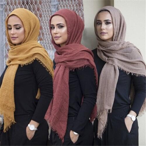 39 Colors Solid Hijabs Women Headscarf Ladies Full Cover Muslim Turban Fashion Female Plain Islamic Head Scarf Shawl Wrap New