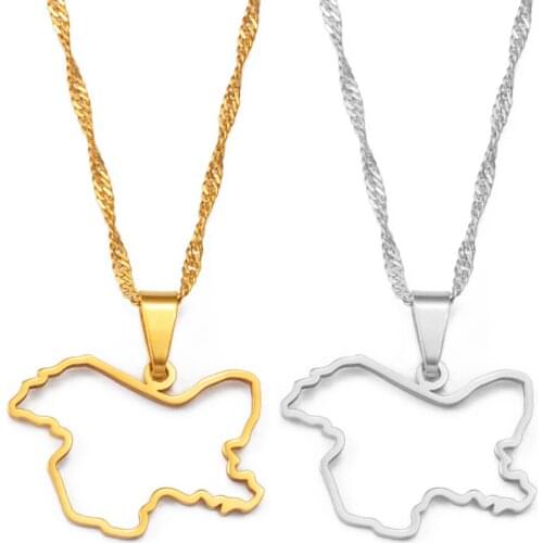Anniyoc Jammu and Kashmir Pendant Necklaces for Women Girls Charm Jewelry #212821