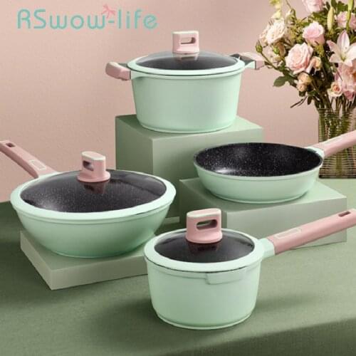 Home Breakfast Mini Non-stick Egg Steak Frying Pan Maifan Stone Non-stick Frying Pan For Kitchen Cookware Cooking Pan