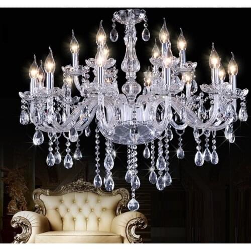 Modern Crystal Chandelier Lighting Lamp For Living Room Cristal Lustre Chandeliers Lights Pendant Hanging Ceiling Fixtures