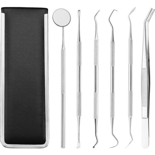 Legendog Pet Dental Tools Professional Teeth Cleaning Tools Plaque Removers With Case Animal Tooth Care Tool Set Pet Supplies