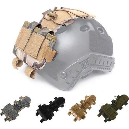 Tactical Helmet Battery Pouch MK2 Pack Counterweight Airsoft Hunting Counterweight Pack Military Helmet Battery Pack