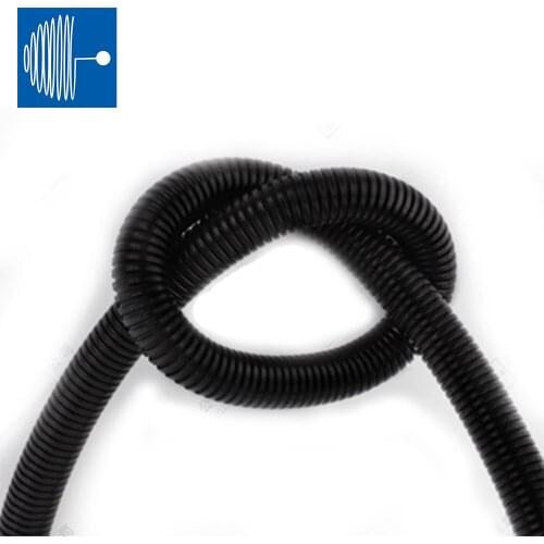 TRIUMPHCABLE 5M 11-17 bore Manufacturer direct open plastic flame retardant PP corrugated pipe black corrugated pipe harness