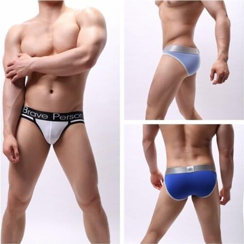 Sexy Briefs Mens Cotton Underwear Mens breathable briefs Men Underwear Calzoncillos Sexy Hombre Brave Person