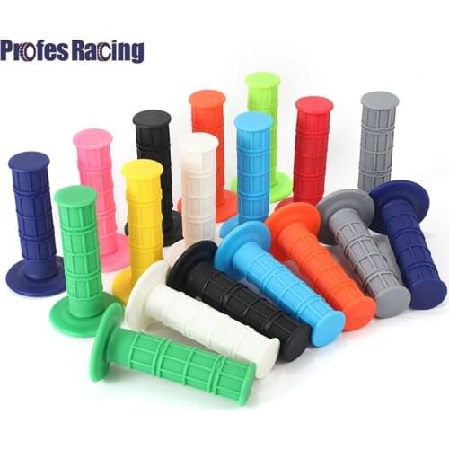 Universal Motorcycle poignee moto HOTl Soft Rubber 22mm 7/8" Hand Grips For Honda Kawasaki Yamaha Suzuki BMW MX Pit Dirt Bik