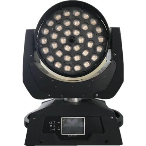 10pcs/lot Hot Sell Lyre Wash Led Moving Head Zoom Light 36x18W 6 in1 RGBWA UV 3 Circles Effect Stage Lumiere Lighting