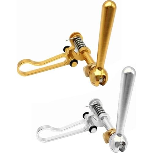 2 Pcs for Brompton Folding Bike Bicycle Seat Post Quick Release Clamp for 3SIXTY Gold & Silver