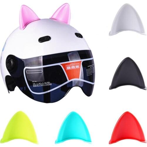 35% Hot Sales!!! 2Pcs Self-adhesive Helmet Cat Ears Ornament Accessory for Motorcycle