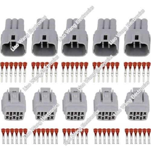 5 Sets 6 Pin automotive connector Car connector with terminal DJ7069Y-2.2-11 / 21 6P