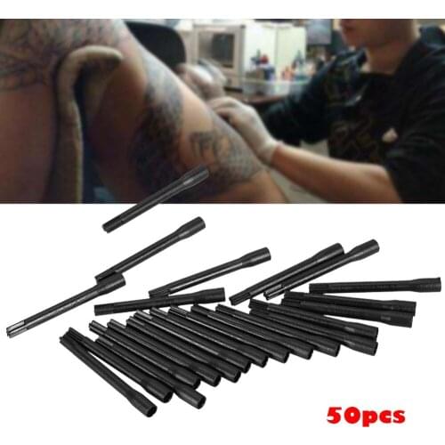 50Pcs Disposable Tattoo Ink Mixing Plastic Sticks Pigment Stirring Rod Stick Electric Coloring Machine Mixer Tattoos Accessories