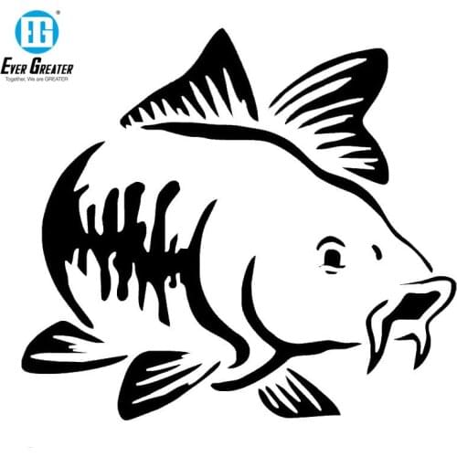 EverGreater 15*15cm Car Sticker Marine Animal Fish Window Reflective Stickers Car Styling Decoration Sticker Auto Accessories