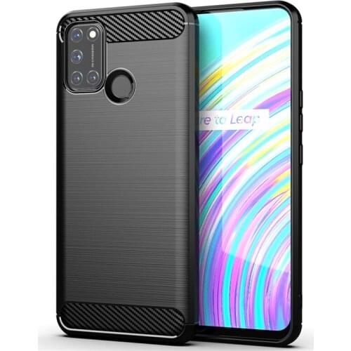 For OPPO Realme C17 Case For Realme C17 Cover Armor Shockproof Soft Silicone Back Phone Bumper For OPPO Realme C17 C11 7i 7 Pro