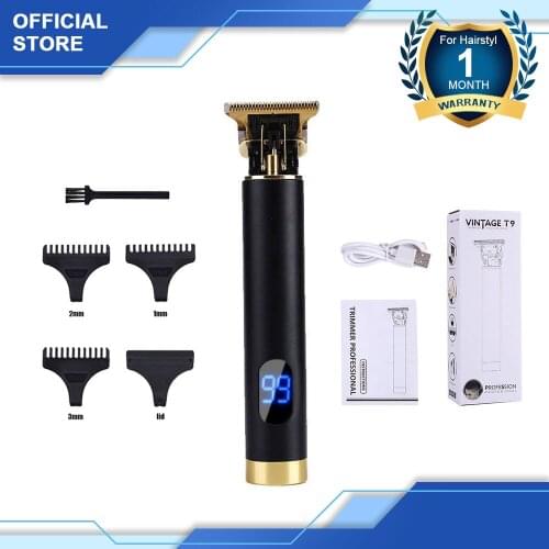Electric USB Chargeable Mower Clipper Hair Trimmer Beard Shaver Hairstyle Cutter Professional Cutting Haircut Machine For Men