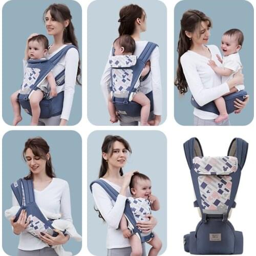 Baby carrier Ergonomic Infant Kid Baby Hipseat Sling Front Facing Kangaroo Baby Wrap Carrier for Baby Travel 0-36 M