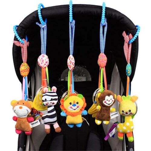 New Hot Infant Toys Mobile Baby Plush Toy Baby Crib Bed Hanging Bells Toys Bed Wind Chimes Rattles Bell Toy