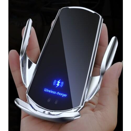 Q3 Car Air Vent Wireless Charger Cell Mobile Phone Holder Quick Charge for Iphone 11 Pro XR XS Huawei P30 LG Qi Infrared Sensor