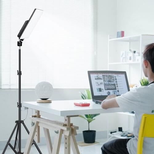 Dimmable LED Video Light Panel EU US Plug Photography Lighting Photo Studio Lamp Panel For YouTube Camera Live Stream Video Lamp