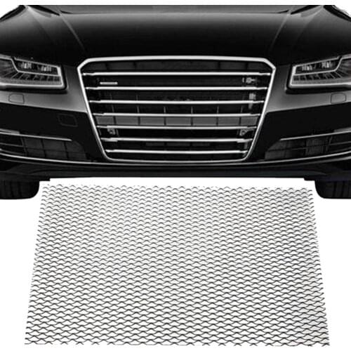 33x100cm Universal Durable Aluminum Car Grille Section Mesh Net Accessories