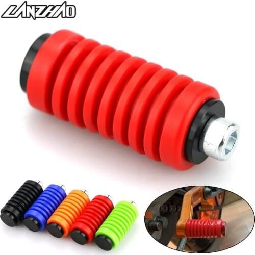 Universal Motorcycle Shift & Gear Lever Pedals Rearset Foot Step Toe Pegs for Honda Kawasaki Yamaha Ducati Aprilia Moto Guzzi