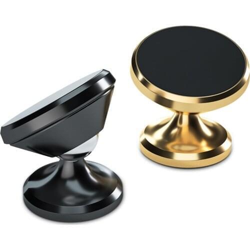 10pcs 360 Car Mount Magnetic Phone Holder Suction 3M Adhesive Sticker Air Vent Mount With Iron Sheet for Mobile Phone Stand