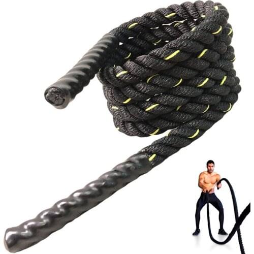 3M Heavy Jump Rope Skipping Rope Crossfit Battle Ropes Power Training Improve Strength Building Muscle For Workout Fitness