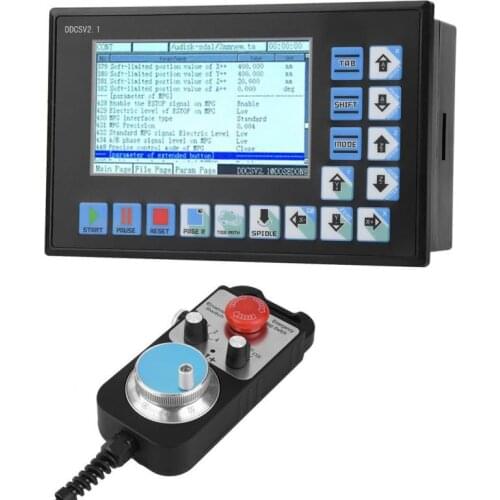 5V CNC System Controller 4 axle USB CNC System Offline Controller Engraving Machines with Handwheel