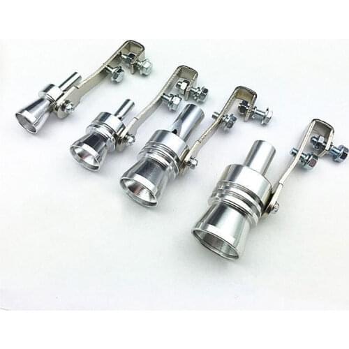 Aluminum Turbo Sound Whistle Exhaust Pipe Tailpipe Blow-off Valve Simulator