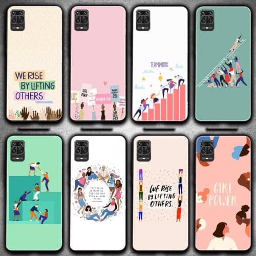Girls Helping Each Other Phone Case For Redmi 7 8 9 A K20 30 Pro Note 8 9 Pro 9s 10